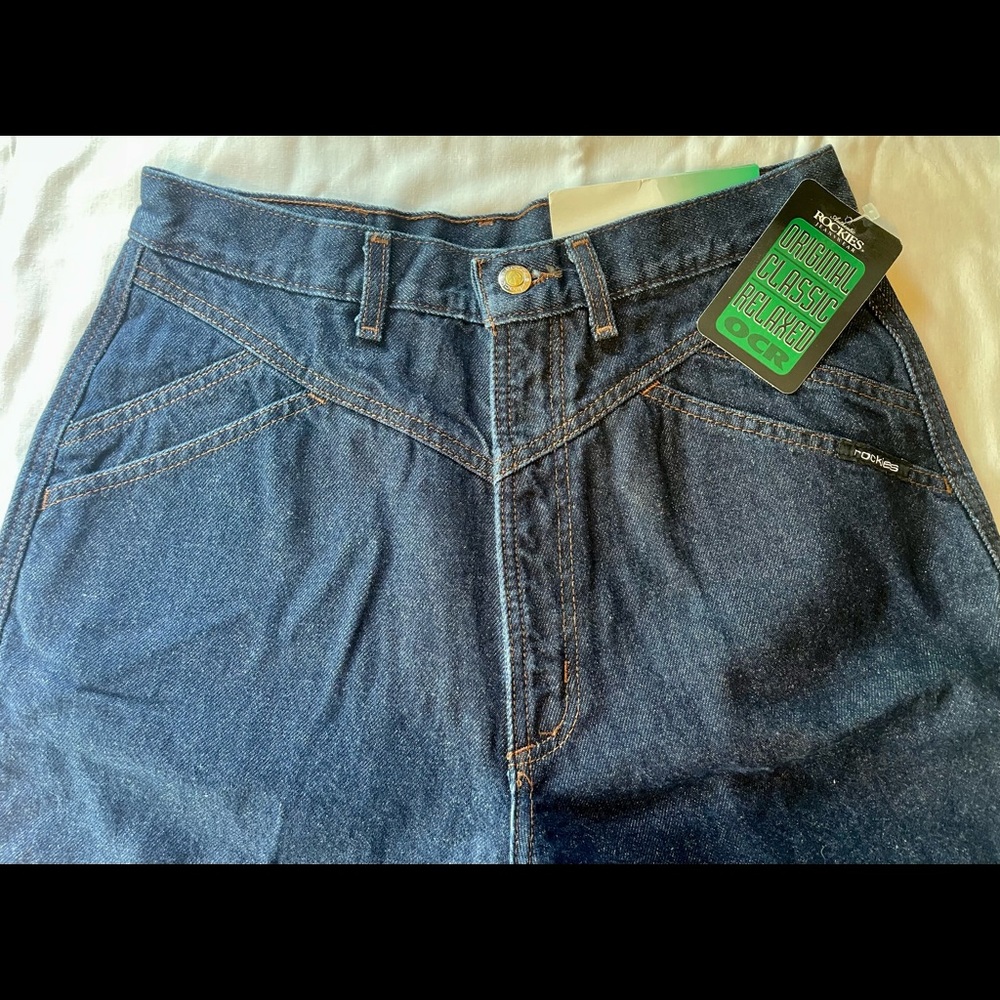 NWT Vintage 80s/90s Western Rocky Mountain Women's High Rise Jeans Size 32/13